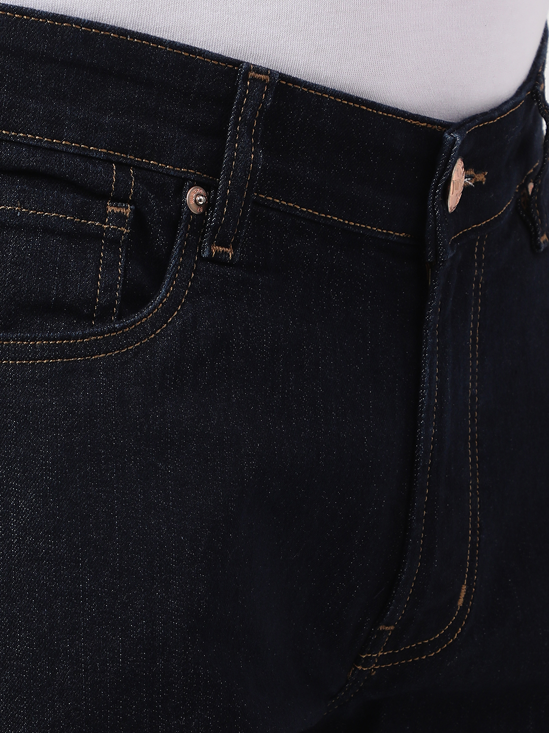 Numero Uno Men Solid Dark Blue Jeans